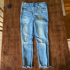 Express distressed light Wash jeans | 2S